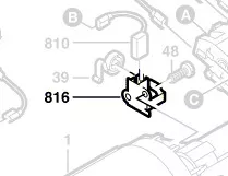 Porte-balais charbon réf. 1 600 A00 3G4